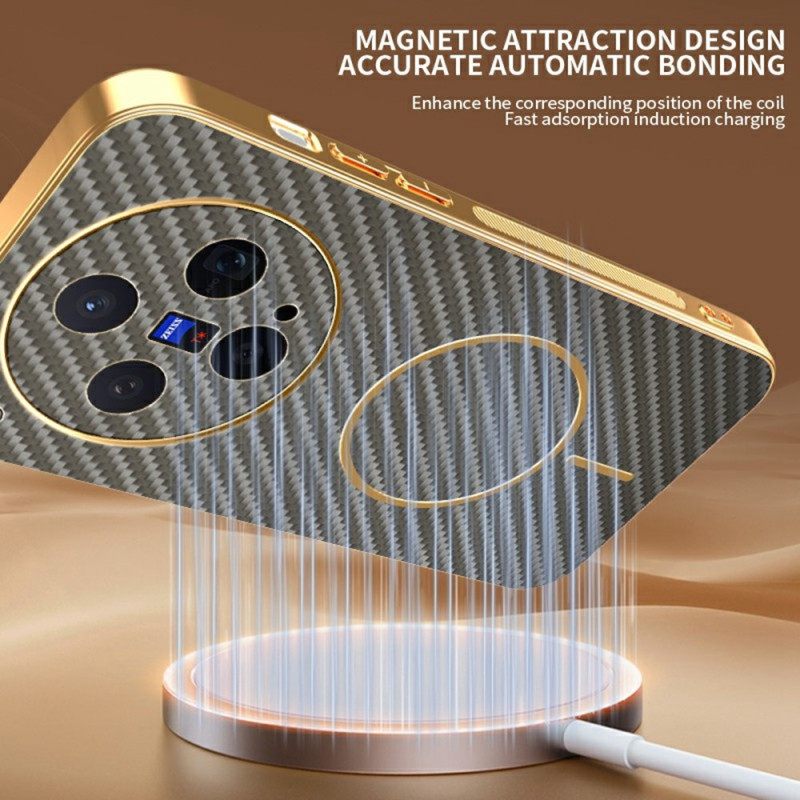 Κάλυμμα Vivo X300 Υφή Από Ίνες Άνθρακα Σιλικόνης