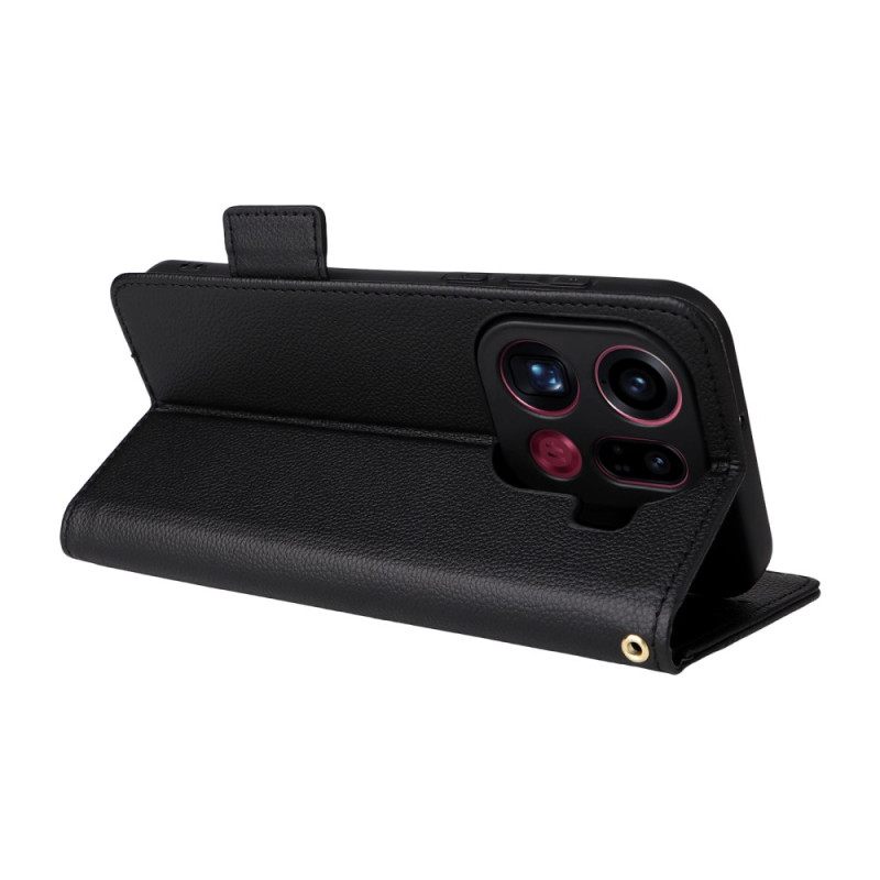 Δερματινη Θηκη Oppo Find X9 Pro 5g Δέρμα Με Λουράκια