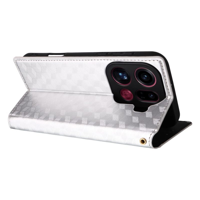 Δερματινη Θηκη Oppo Find X9 Pro 5g Σχέδιο Με Διαμάντια Σιλικόνης