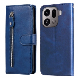 Δερματινη Θηκη Oppo Find X9 Pro 5g Τσέπη Με Φερμουάρ