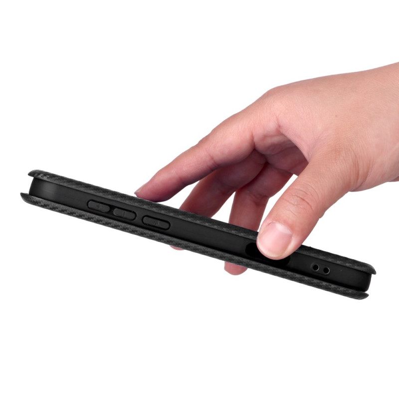 Δερματινη Θηκη Oppo Find X9 Pro 5g Υφή Ινών Άνθρακα