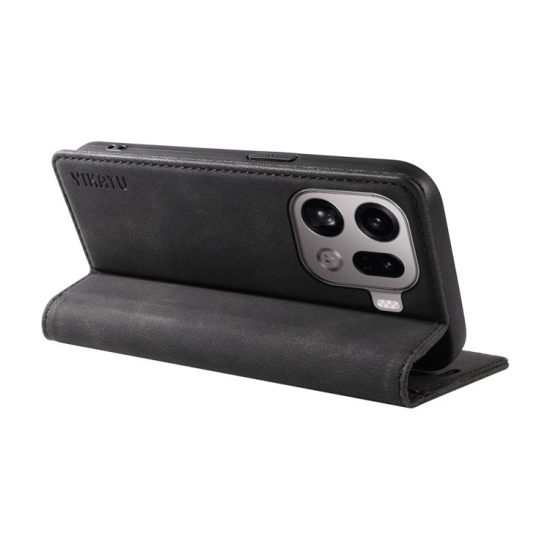 Δερματινη Θηκη Oppo Find X9 Pro 5g Yikatu Εφέ Σουέτ