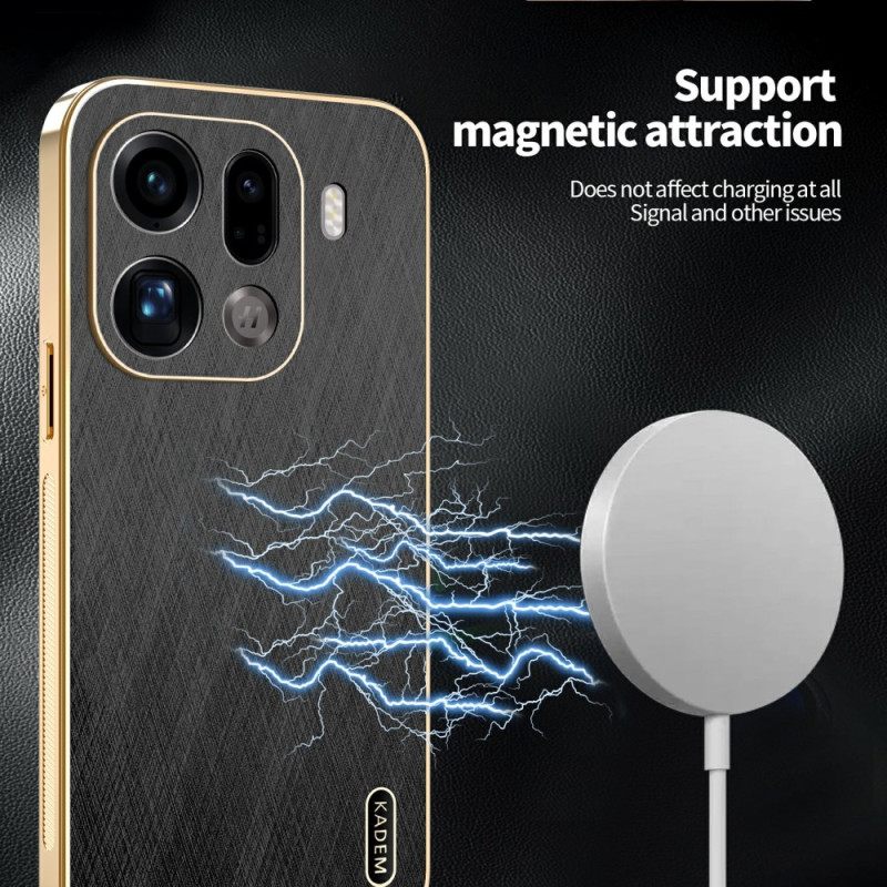 Κάλυμμα Oppo Find X9 Pro 5g Δερμάτινο Εφέ Kadem