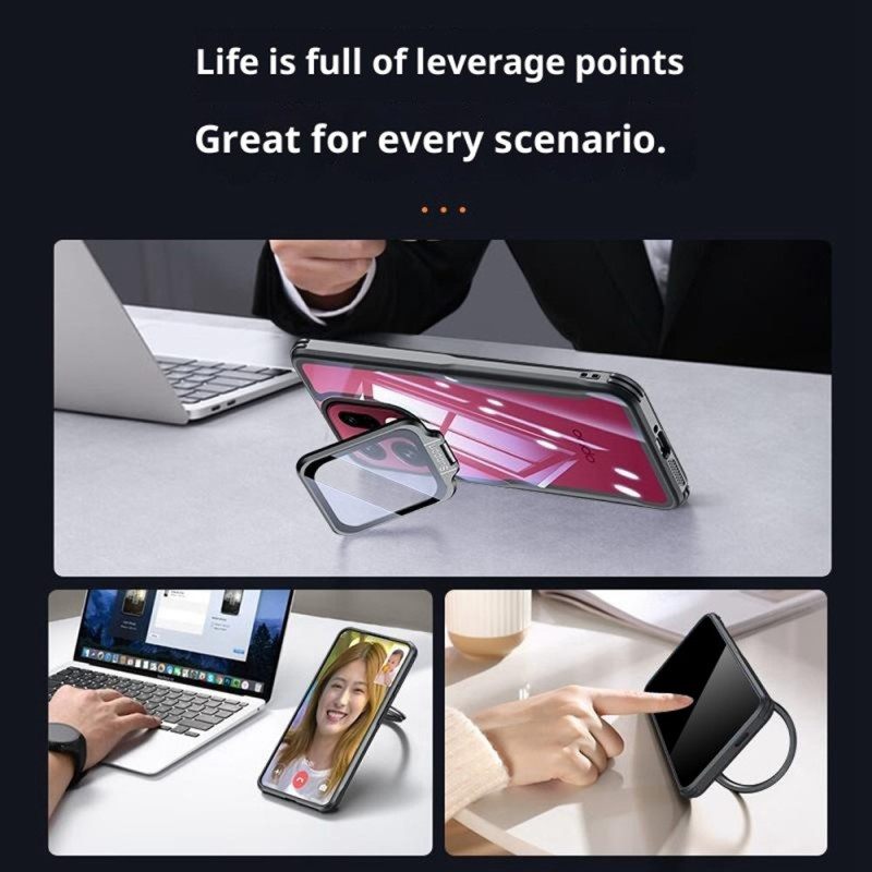 Κάλυμμα Oppo Find X9 Pro 5g Διαφανές Με Βάση Και Κάλυμμα Κάμερας Σιλικόνης