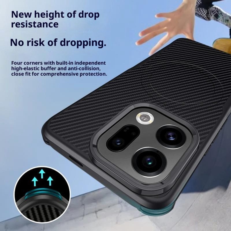 Κάλυμμα Oppo Find X9 Pro 5g Ίνες Άνθρακα Magsafe