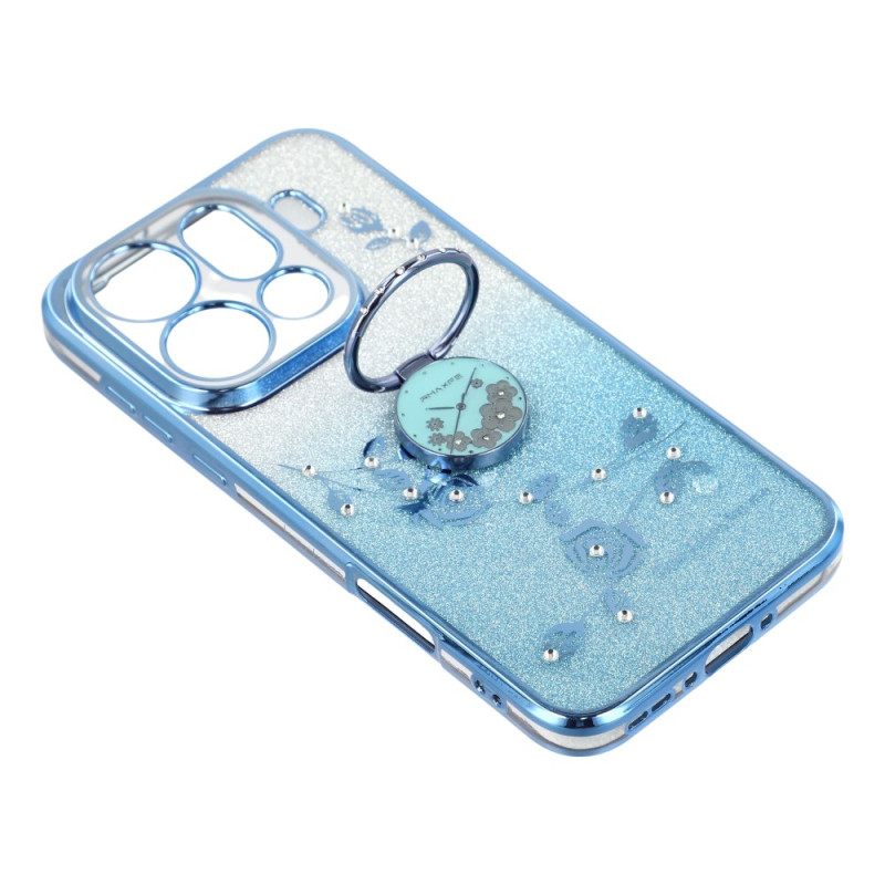 Κάλυμμα Oppo Find X9 Pro 5g Kadem Θήκη Για Δαχτυλίδια Με Λουλούδια Και Στρας Σιλικόνης