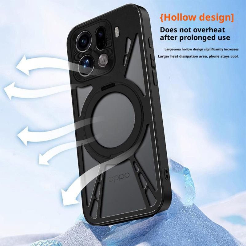 Κάλυμμα Oppo Find X9 Pro 5g Περιστρεφόμενη Μαγνητική Βάση Και Απαγωγή Θερμότητας