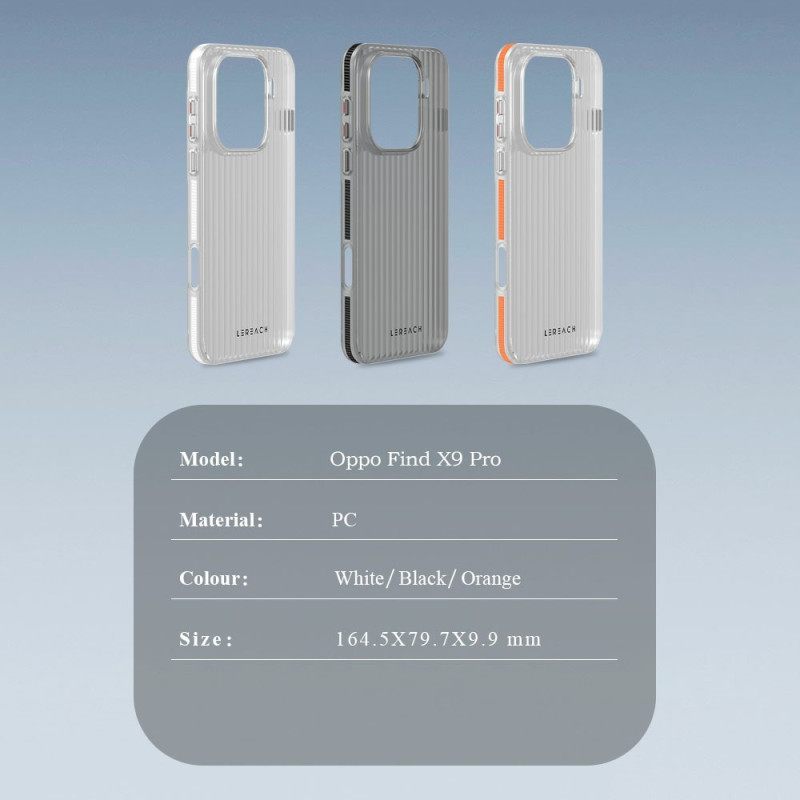 Κάλυμμα Oppo Find X9 Pro 5g Σειρά Toc Lereach
