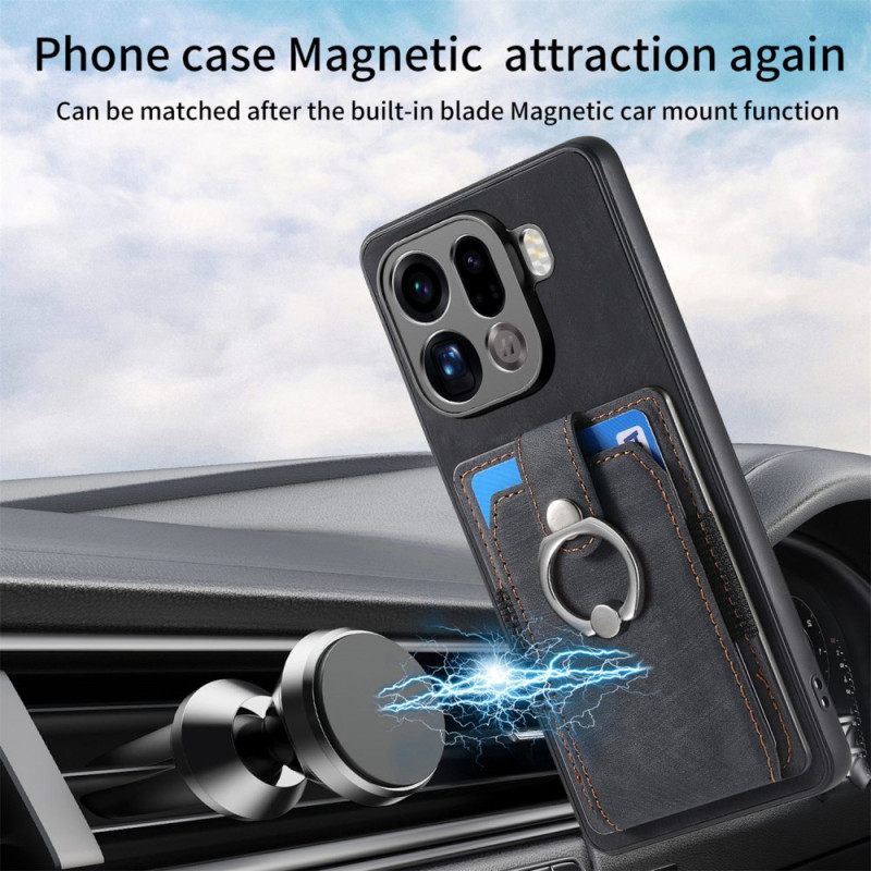 Κάλυμμα Oppo Find X9 Pro 5g Θήκη Για Κάρτες Και Δαχτυλίδι