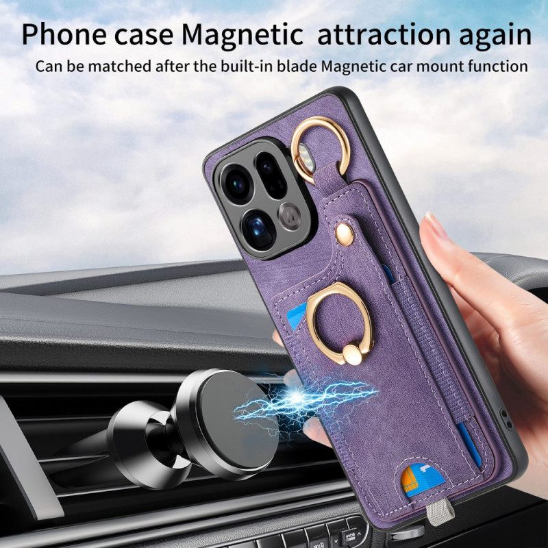 Κάλυμμα Oppo Find X9 Pro 5g Θήκη Κάρτας Και Δαχτυλίδι