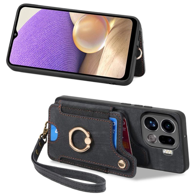 Κάλυμμα Oppo Find X9 Pro 5g Θήκη Κάρτας Rfid Με Ρετρό Σχεδιασμό