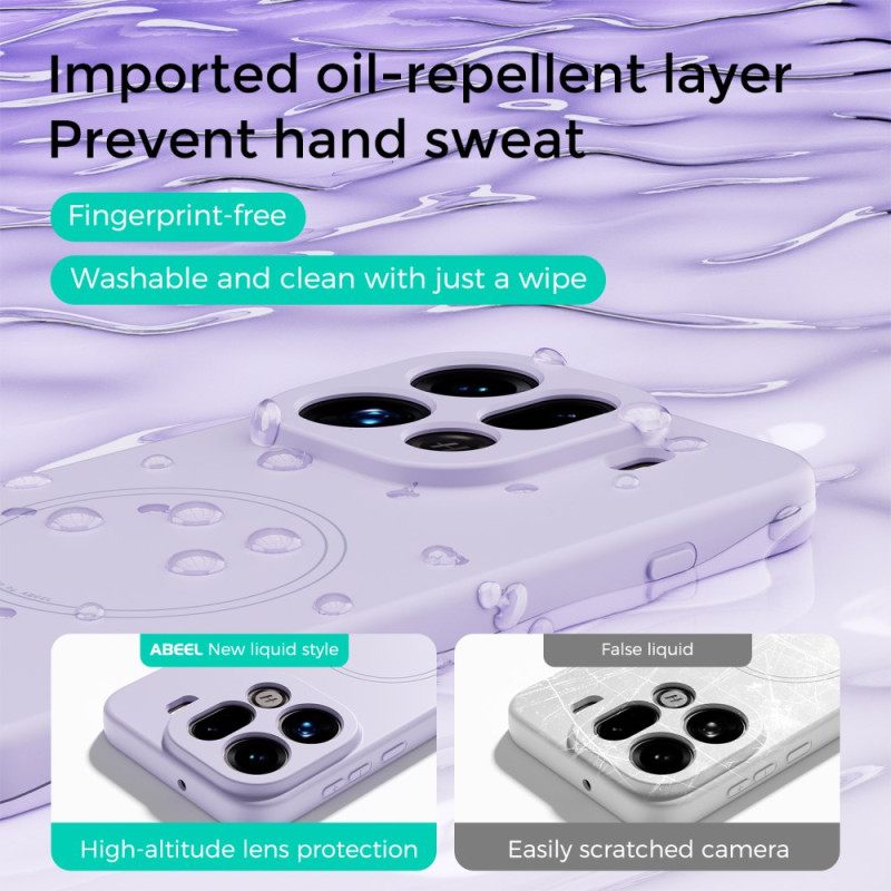 Κάλυμμα Oppo Find X9 Pro 5g Υγρή Σιλικόνη Magsafe Abeel