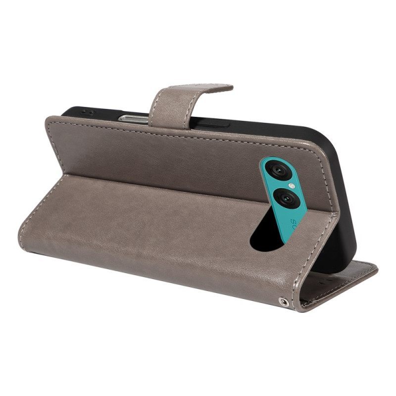 Δερματινη Θηκη Sony Xperia 10 Vii Γάτα Και Μέλισσα