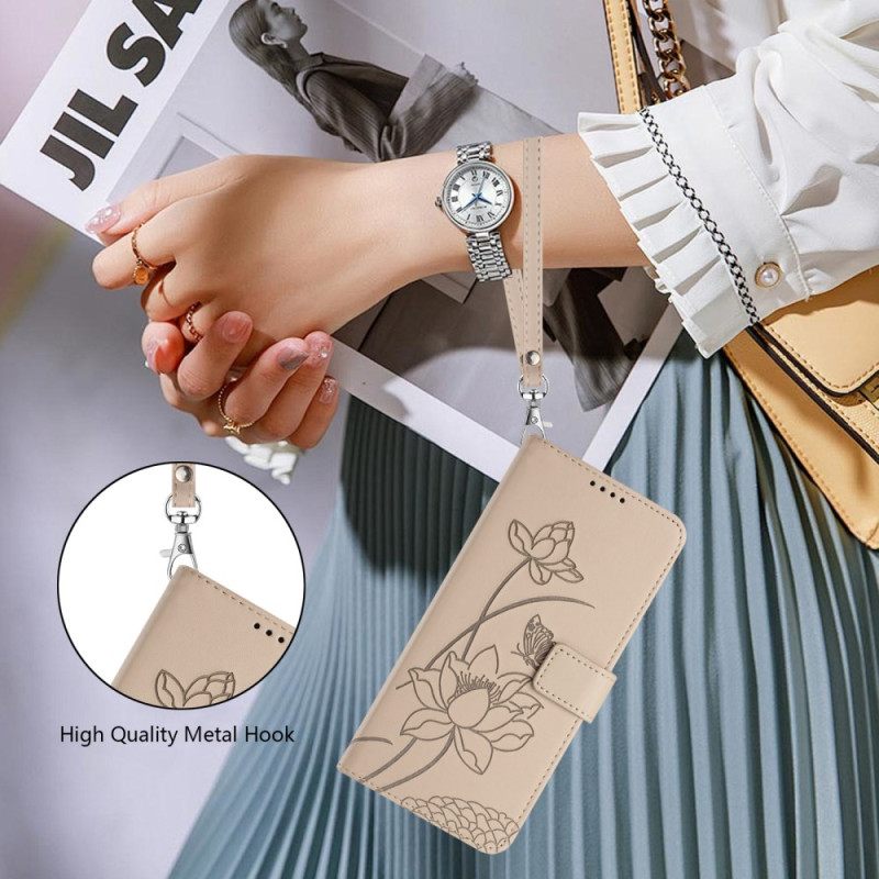 Δερματινη Θηκη Sony Xperia 10 Vii Γραφικό Λουλουδάτο Σχέδιο Σιλικόνης