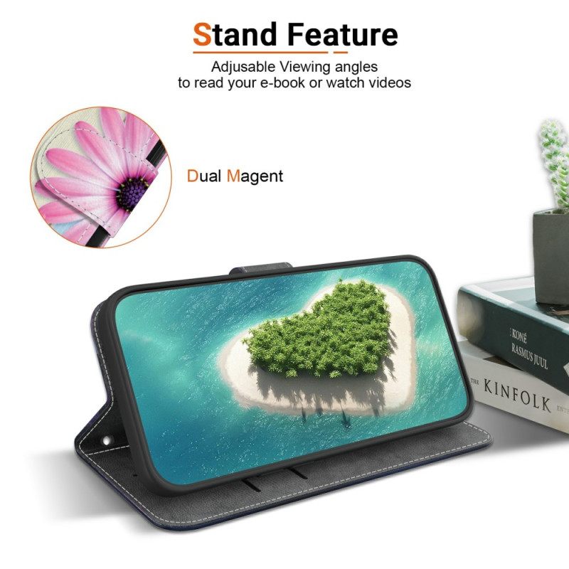 Δερματινη Θηκη Sony Xperia 10 Vii Πολύχρωμα Ηλιοτρόπια