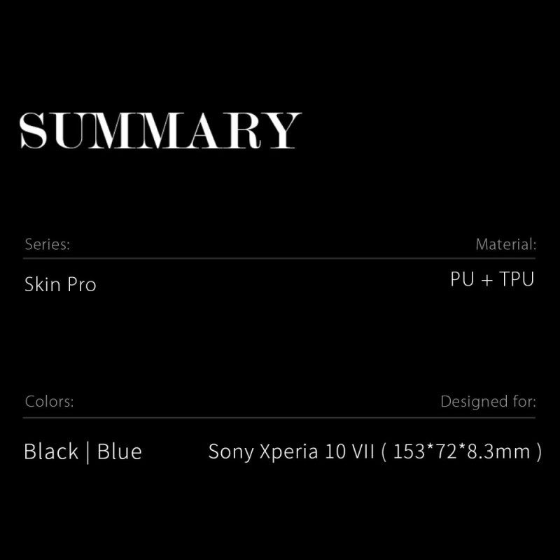 Δερματινη Θηκη Sony Xperia 10 Vii Σειρά Skin Pro Dux Ducis