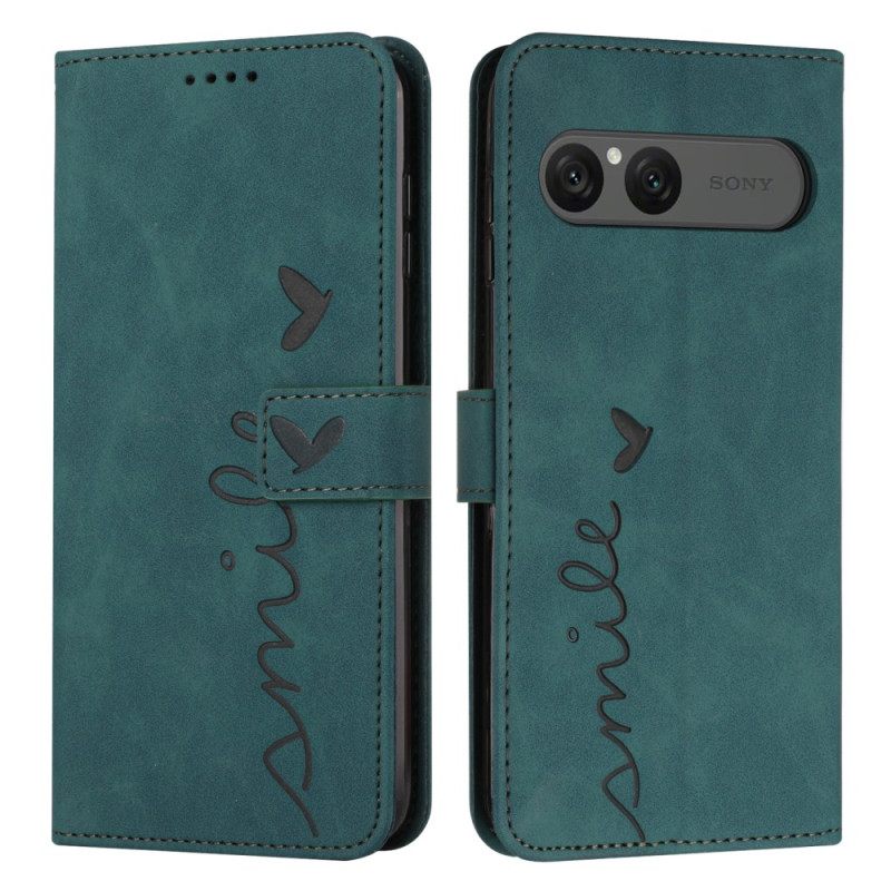 Δερματινη Θηκη Sony Xperia 10 Vii Χαμόγελο