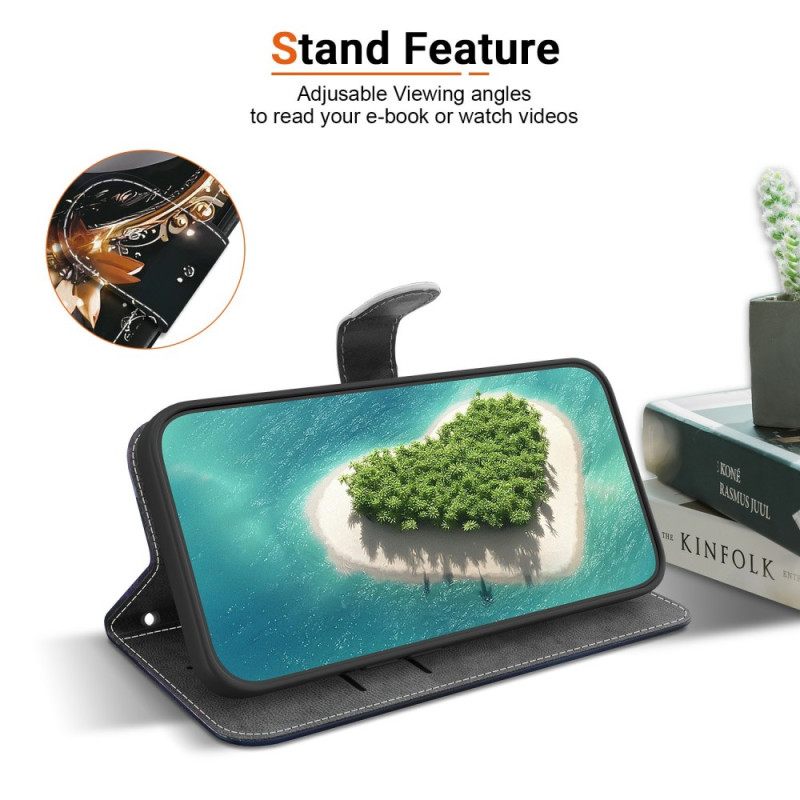 Θηκη Κινητου Sony Xperia 10 Vii Θήκες Κινητών Μαύρη Και Χρυσή Καρδιά