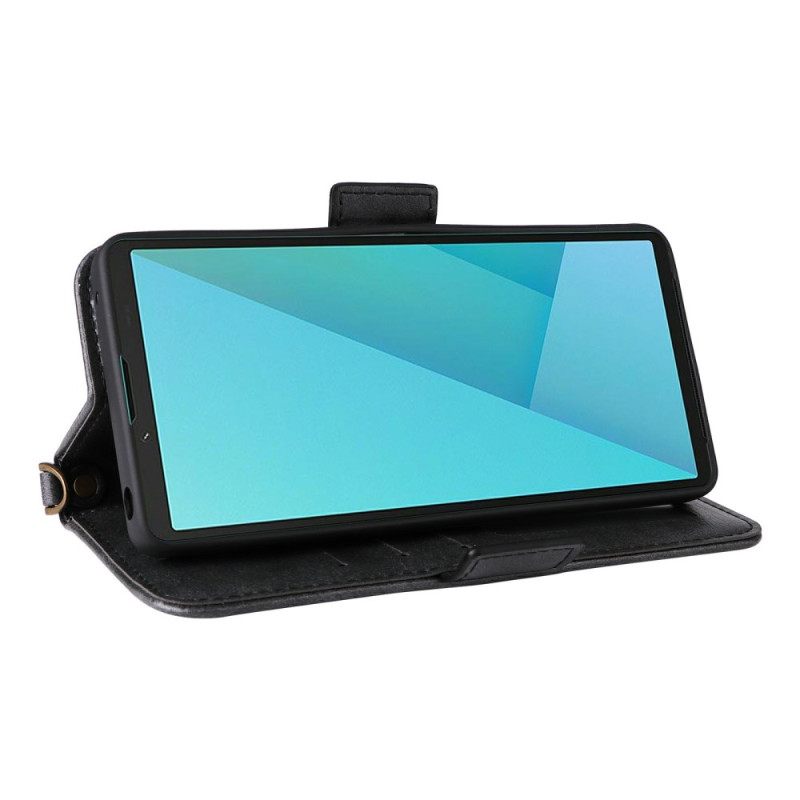 Θηκη Κινητου Sony Xperia 10 Vii Θήκες Κινητών Πορτοφόλι Με Λουράκι Ώμου