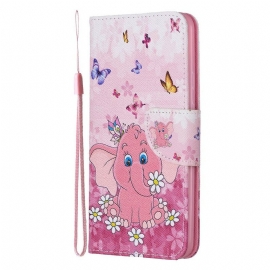 δερματινη θηκη Google Pixel 4 Baby Elephant Pink