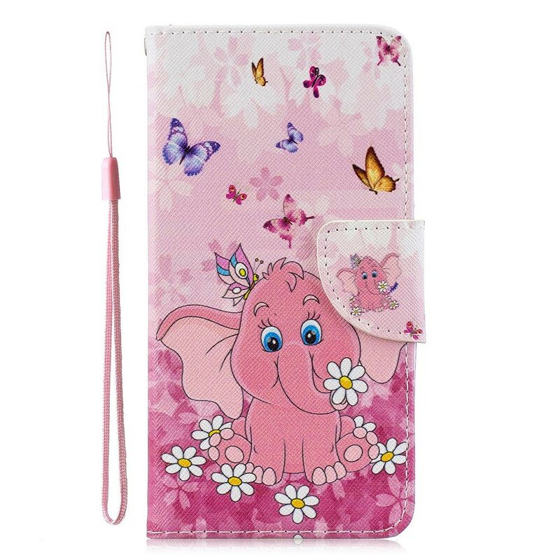 δερματινη θηκη Google Pixel 4 Baby Elephant Pink