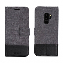 Κάλυμμα Samsung Galaxy S9 Plus Muxma Fabric And Leather Effect