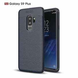 Θήκη Samsung Galaxy S9 Plus Δερμάτινο Εφέ Litchi Διπλής Γραμμής