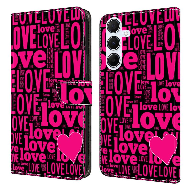 Δερματινη Θηκη Samsung Galaxy A17 4g / 5g Αγαπη