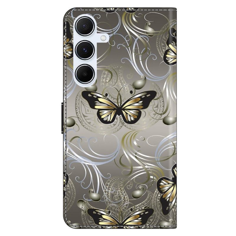 Δερματινη Θηκη Samsung Galaxy A17 4g / 5g Δαντελωτές Πεταλούδες