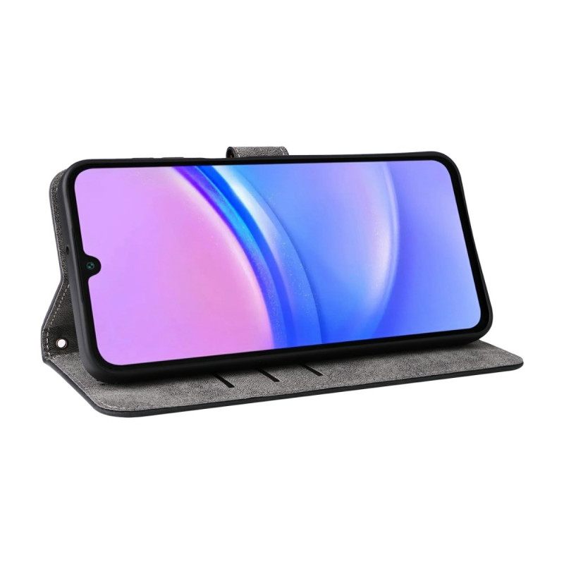 Δερματινη Θηκη Samsung Galaxy A17 4g / 5g Εφέ Σουέτ Με Προστασία Rfid