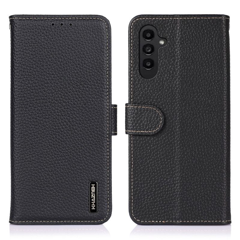 Δερματινη Θηκη Samsung Galaxy A17 4g / 5g Γνήσιο Δέρμα Khazneh Σιλικόνης