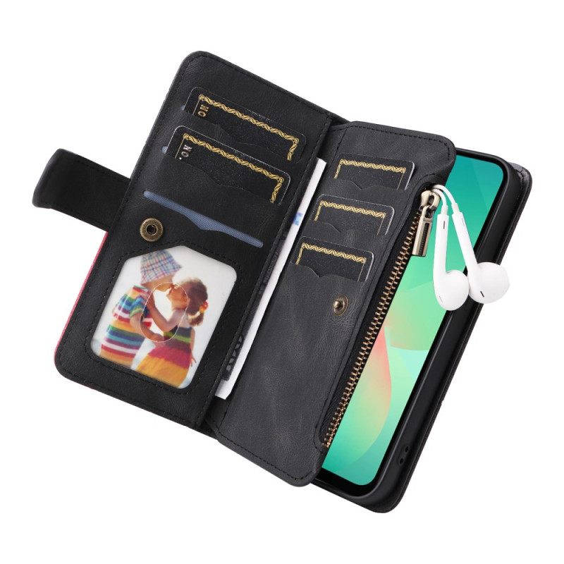 Δερματινη Θηκη Samsung Galaxy A17 4g / 5g Κυματιστό Πορτοφόλι Σιλικόνης