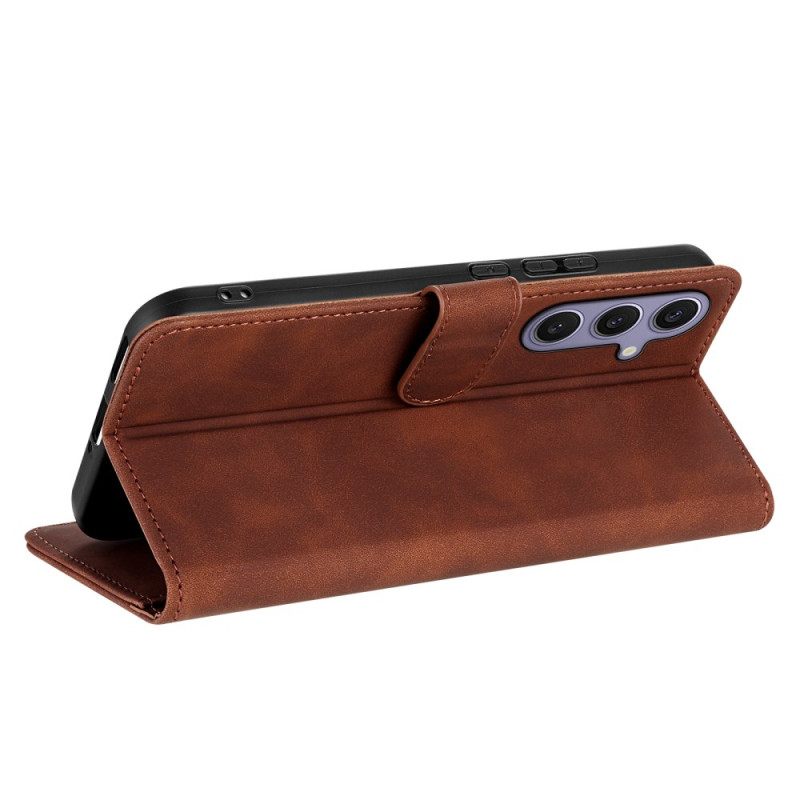 Δερματινη Θηκη Samsung Galaxy A17 4g / 5g Lc.imeeke Εφέ Σουέτ Σιλικόνης