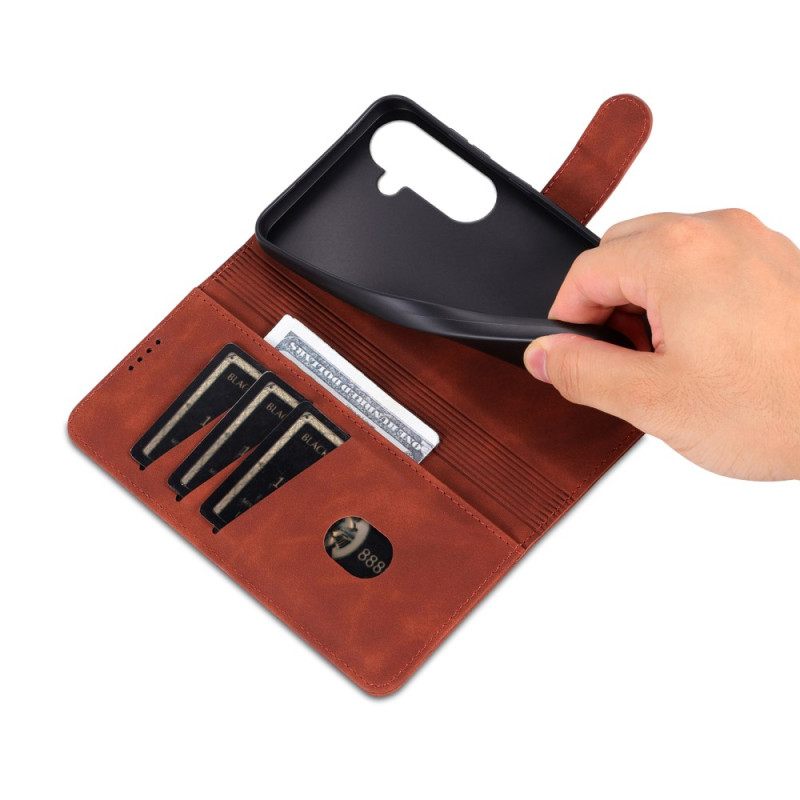 Δερματινη Θηκη Samsung Galaxy A17 4g / 5g Lc.imeeke Εφέ Σουέτ Σιλικόνης