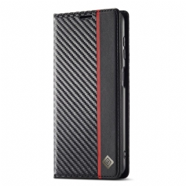 Δερματινη Θηκη Samsung Galaxy A17 4g / 5g Lc.imeeke Ίνες Άνθρακα