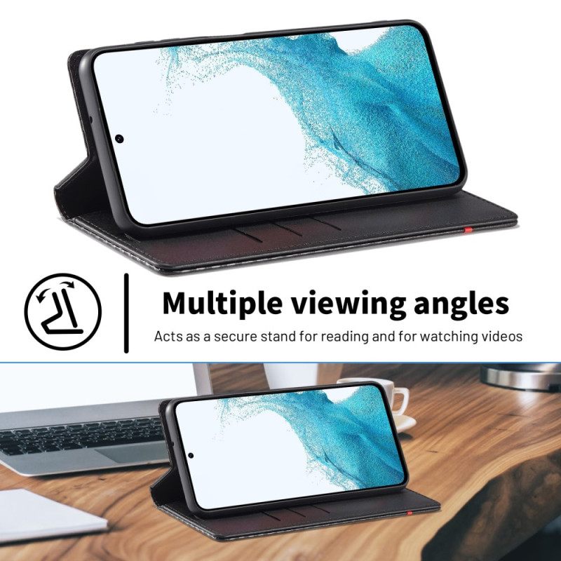 Δερματινη Θηκη Samsung Galaxy A17 4g / 5g Lc.imeeke Ίνες Άνθρακα