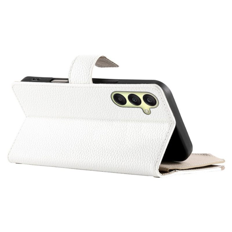 Δερματινη Θηκη Samsung Galaxy A17 4g / 5g Πορτοφόλι Με Φερμουάρ Και Λουράκι Σιλικόνης