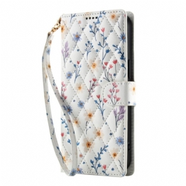 Δερματινη Θηκη Samsung Galaxy A17 4g / 5g Πορτοφόλι Με Λουλούδια