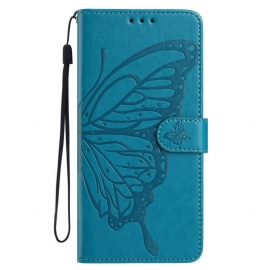 Δερματινη Θηκη Samsung Galaxy A17 4g / 5g Σχέδιο Πεταλούδας Σιλικόνης