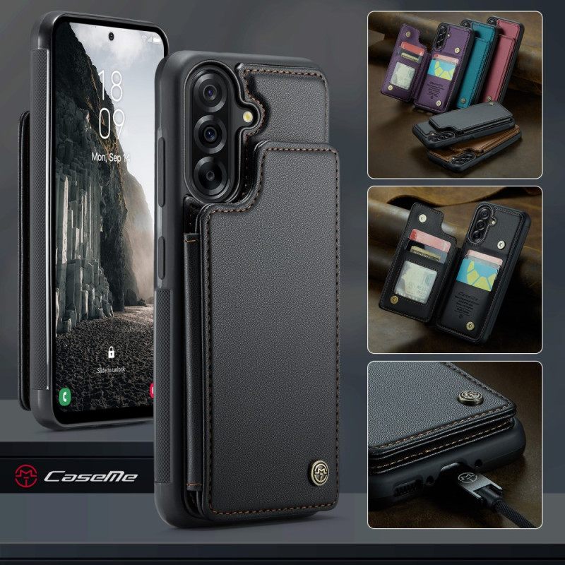 Δερματινη Θηκη Samsung Galaxy A17 4g / 5g Θήκη Καρτών Rfid Caseme