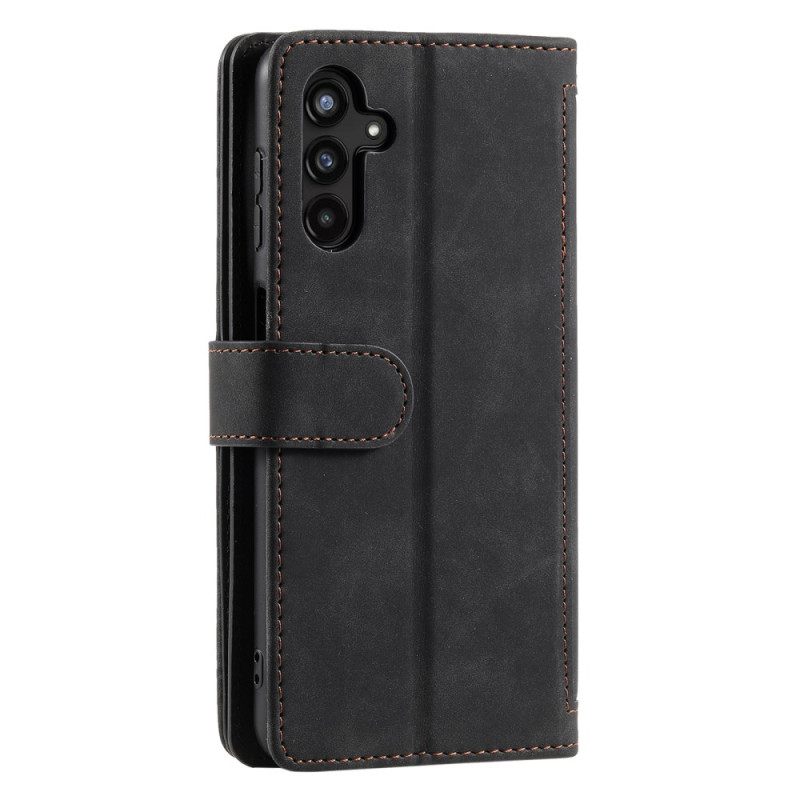 Δερματινη Θηκη Samsung Galaxy A17 4g / 5g Vintage Πορτοφόλι Με 9 Θέσεις Κάρτας