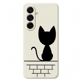 Κάλυμμα Samsung Galaxy A17 4g / 5g Γάτα Σιλικόνης