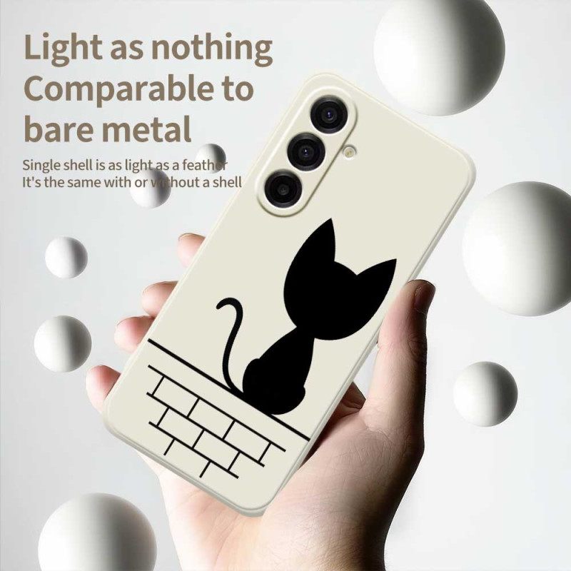 Κάλυμμα Samsung Galaxy A17 4g / 5g Γάτα Σιλικόνης