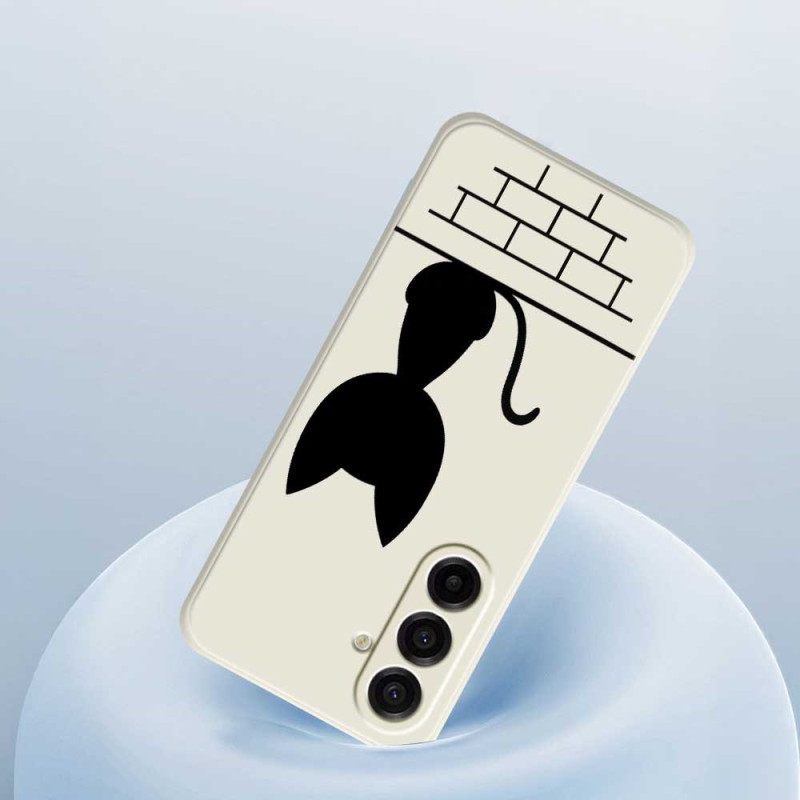 Κάλυμμα Samsung Galaxy A17 4g / 5g Γάτα Σιλικόνης