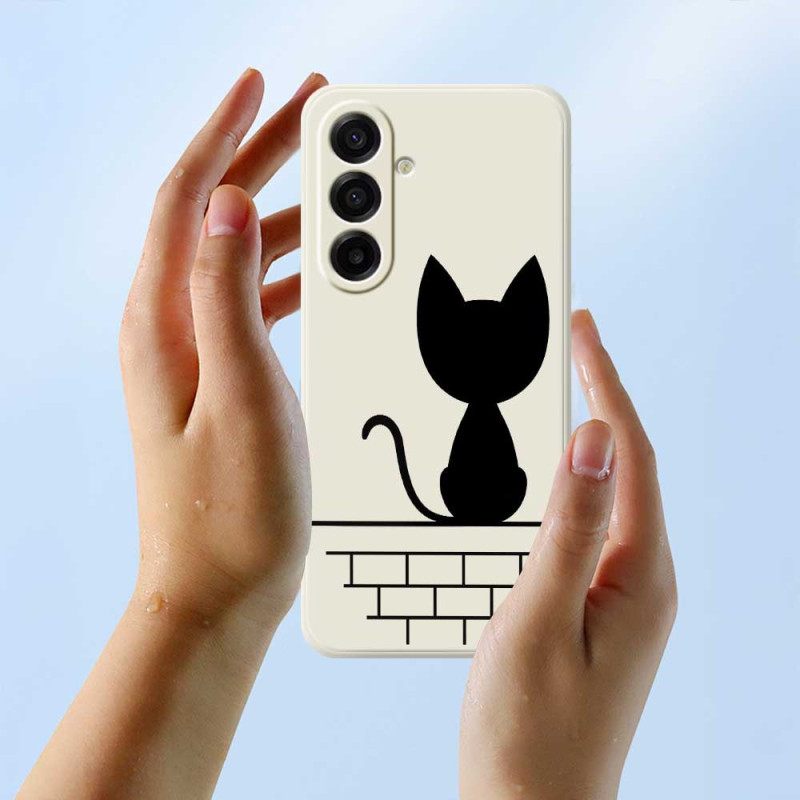 Κάλυμμα Samsung Galaxy A17 4g / 5g Γάτα Σιλικόνης