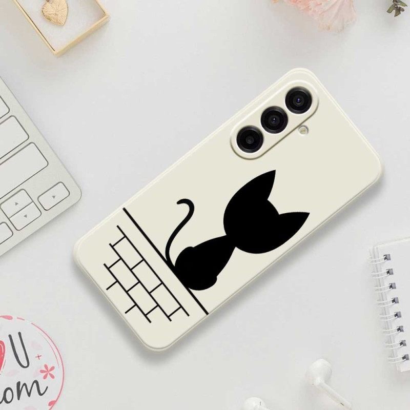 Κάλυμμα Samsung Galaxy A17 4g / 5g Γάτα Σιλικόνης