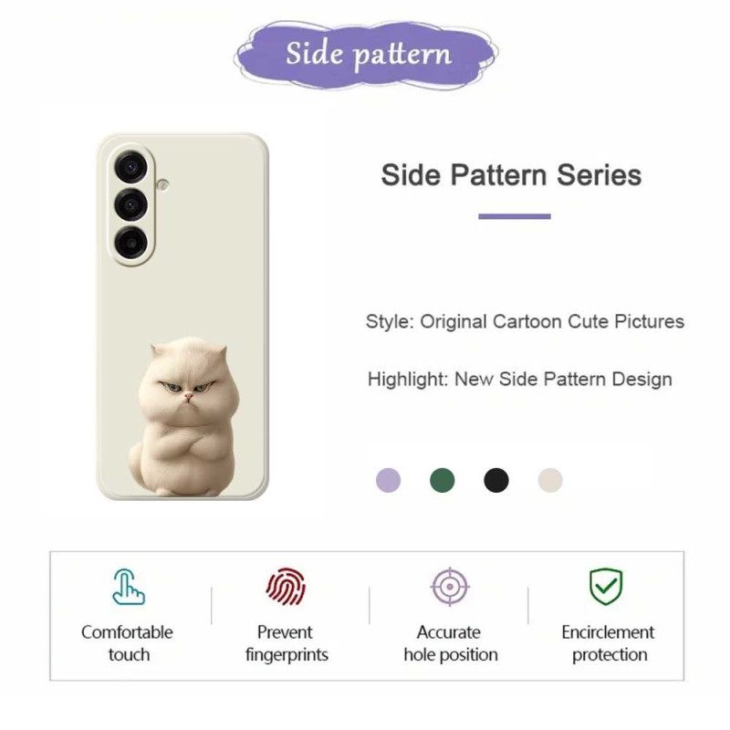 Κάλυμμα Samsung Galaxy A17 4g / 5g Γάτα Σιλικόνης