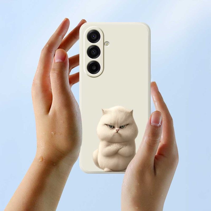 Κάλυμμα Samsung Galaxy A17 4g / 5g Γάτα Σιλικόνης