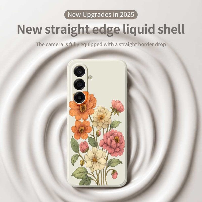 Κάλυμμα Samsung Galaxy A17 4g / 5g Λουλουδάτο Μοτίβο Σιλικόνης