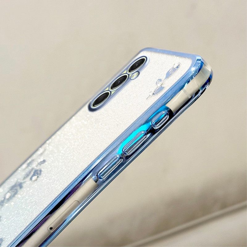 Κάλυμμα Samsung Galaxy A17 4g / 5g Λουριά Kadem Με Στρας Σιλικόνης